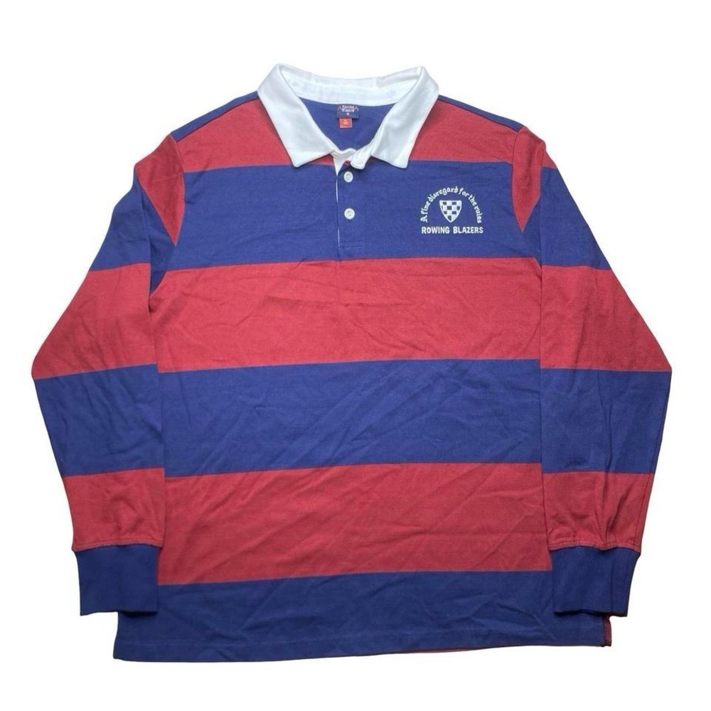 Rowing‎ Blazers rugby polo collar long sleeve shirt